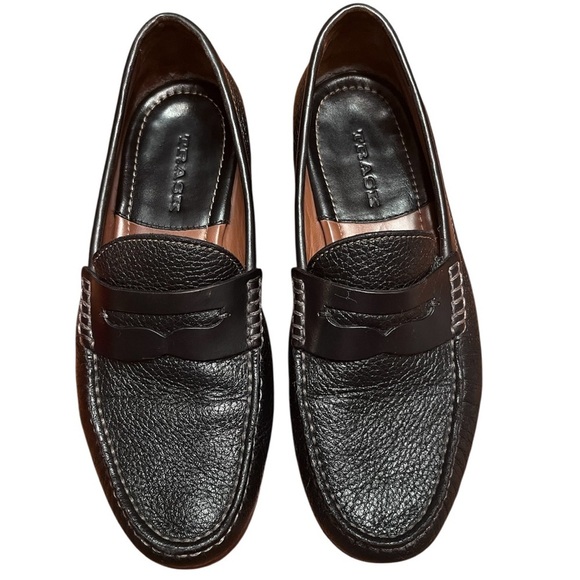 HS Trask Black Leather Penny Loafer Butter Soft Shoe Slip On Size 8M main image 7
